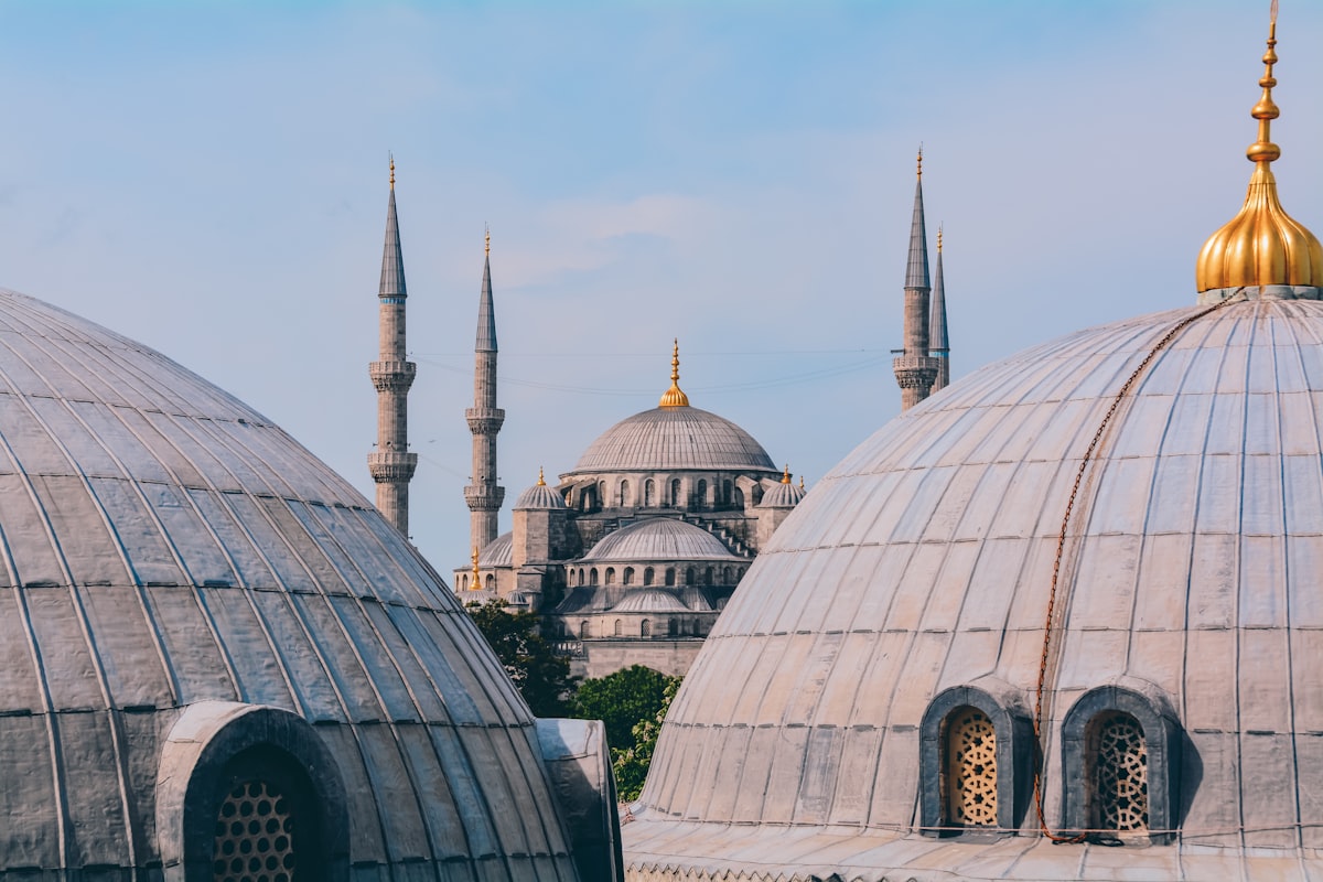 Blue Mosque domes and minarets, Istanbul