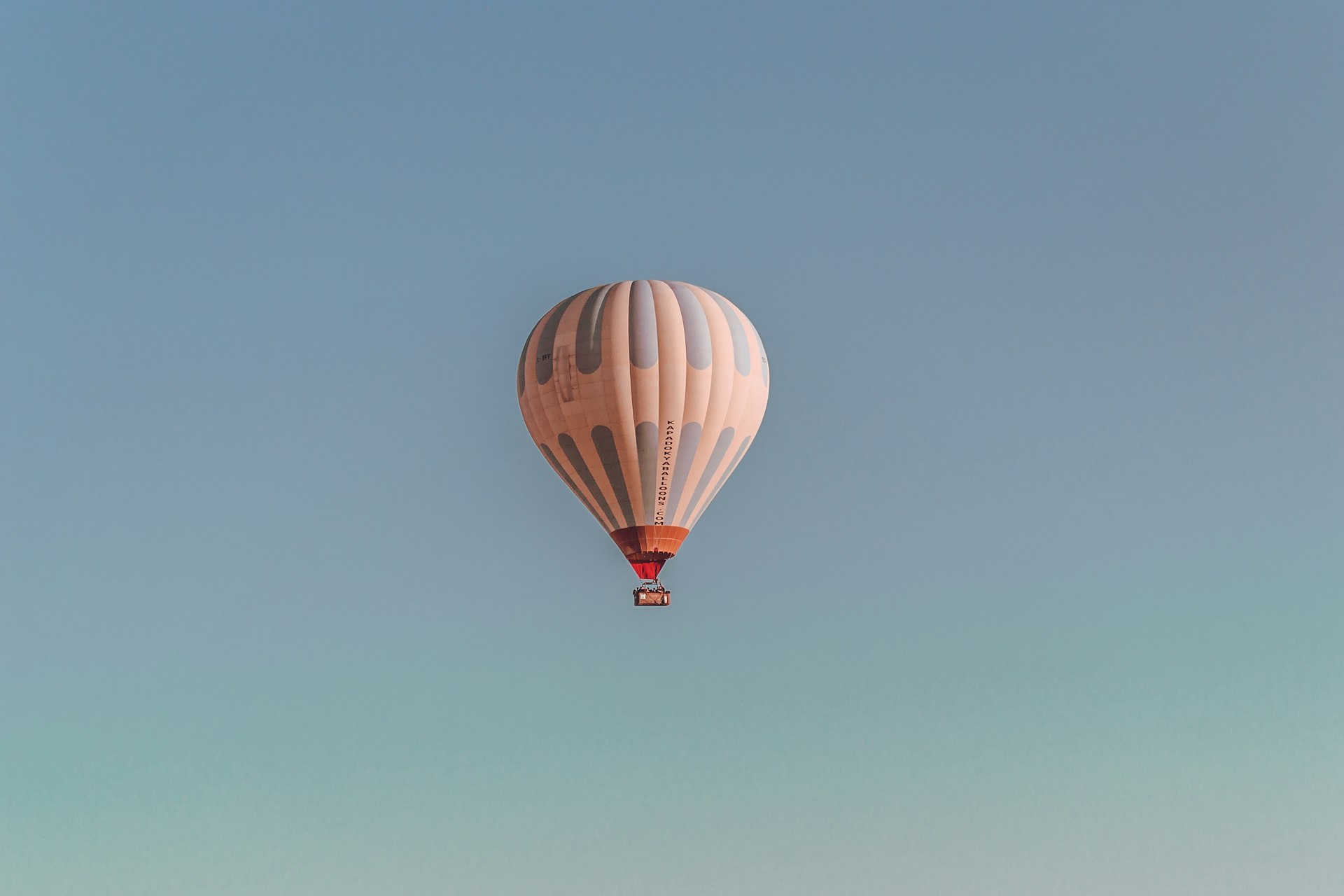 Cappadocia hot air balloon at sunrise